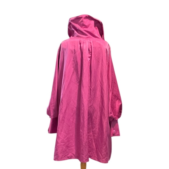 Design Today's Funky Oversize Fuchsia/Magenta Pink Women's Coat, Size 3XL - Picture 3 of 10